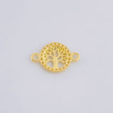 Charm Medallion Tree of Life 0.55 g / 1/2 in Yellow Gold 18K