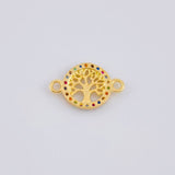 Herraje Árbol De La Vida 0.55 g / 1/2 in Oro Amarillo 18K