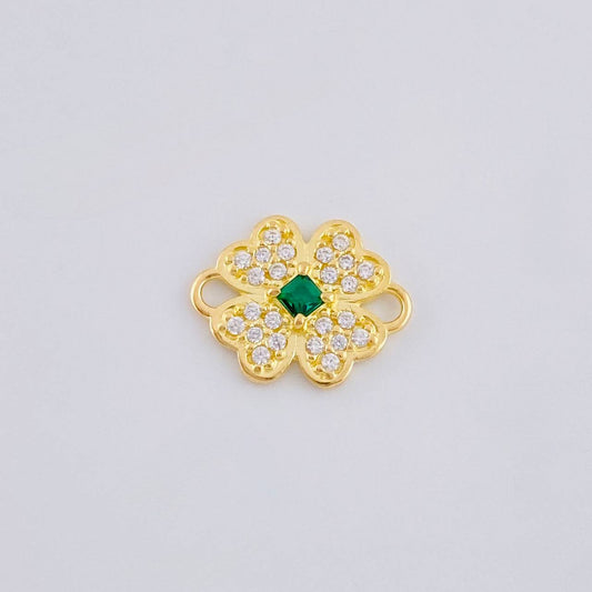 Herraje Trebol 0.85 g / 1/2 in Oro Amarillo 18K