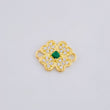 Herraje Trebol 0.85 g / 1/2 in Oro Amarillo 18K