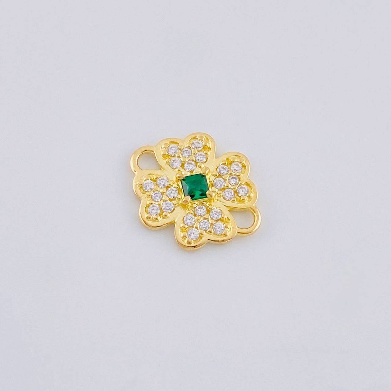 Herraje Trebol 0.85 g / 1/2 in Oro Amarillo 18K