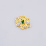 Herraje Trebol 0.85 g / 1/2 in Oro Amarillo 18K