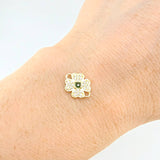 Herraje Trebol 0.85 g / 1/2 in Oro Amarillo 18K