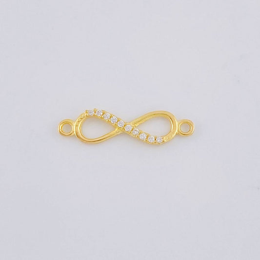 Herraje Infinito 0.45 g / 3/4 in Oro Amarillo 18K