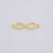 Herraje Infinito 0.45 g / 3/4 in Oro Amarillo 18K