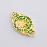 Herraje Corona 2.35 g / 1 1/4 in Oro Amarillo 18K