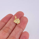 Pendant Bear Face 1.05 g / 1/2 in 18K Yellow Gold
