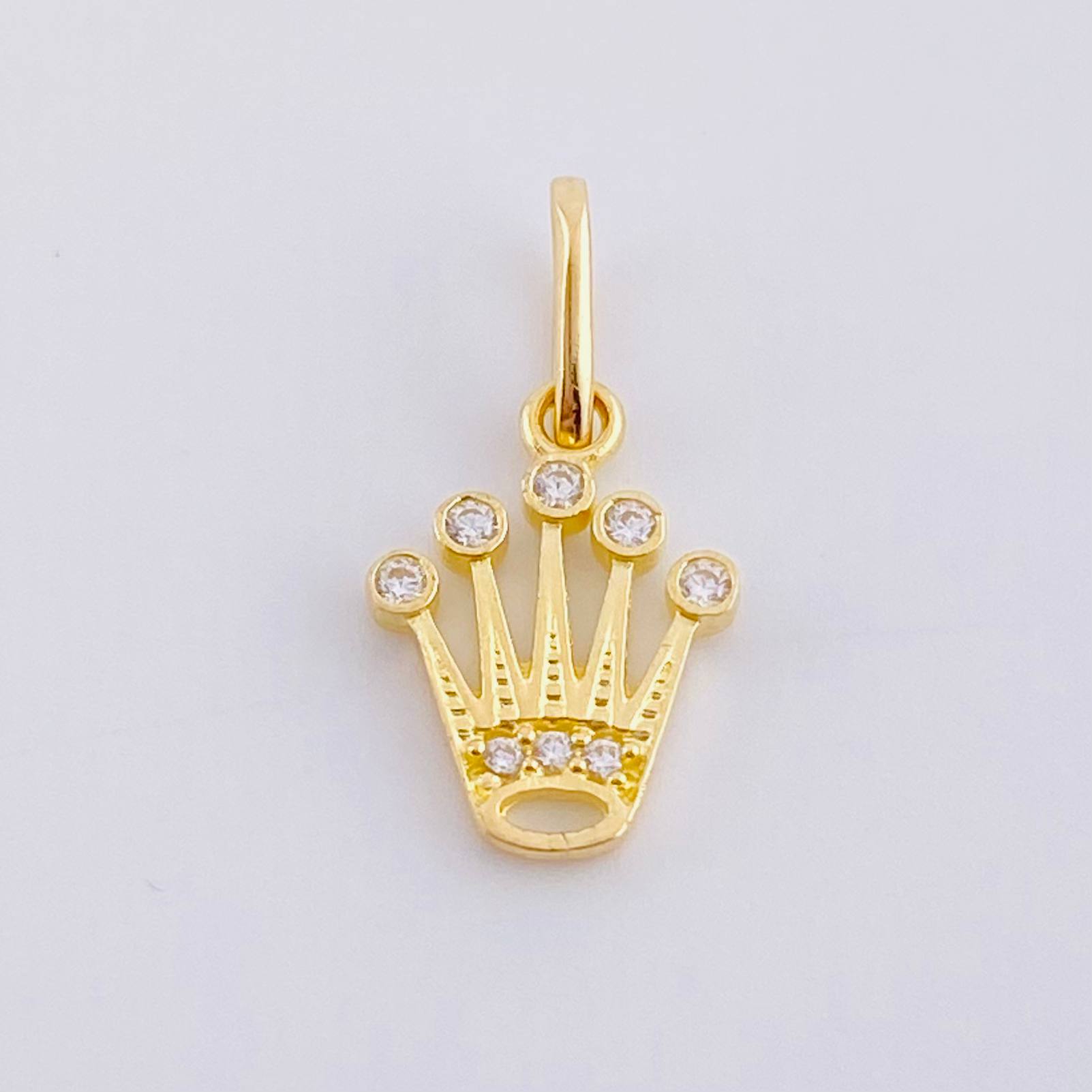Pendant Crown 0.7 g / 3/4 in Yellow Gold 18K