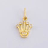 Pendant Crown 0.7 g / 3/4 in Yellow Gold 18K