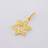Pendant Star of David 1.1 g / 1 1/4 in 18K Yellow Gold