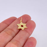 Pendant Star of David 1.1 g / 1 1/4 in 18K Yellow Gold