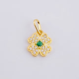 Clover Pendant 0.9 g / 1/2 in 18K Yellow Gold