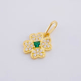 Dije Trebol 0.9 g / 1/2 in Oro Amarillo 18K