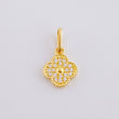 Dije Trebol 0.8 g / 1/2 in Oro Amarillo 18K