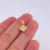 Dije Trébol 0.8 g / 1/2 in Oro Amarillo 18K