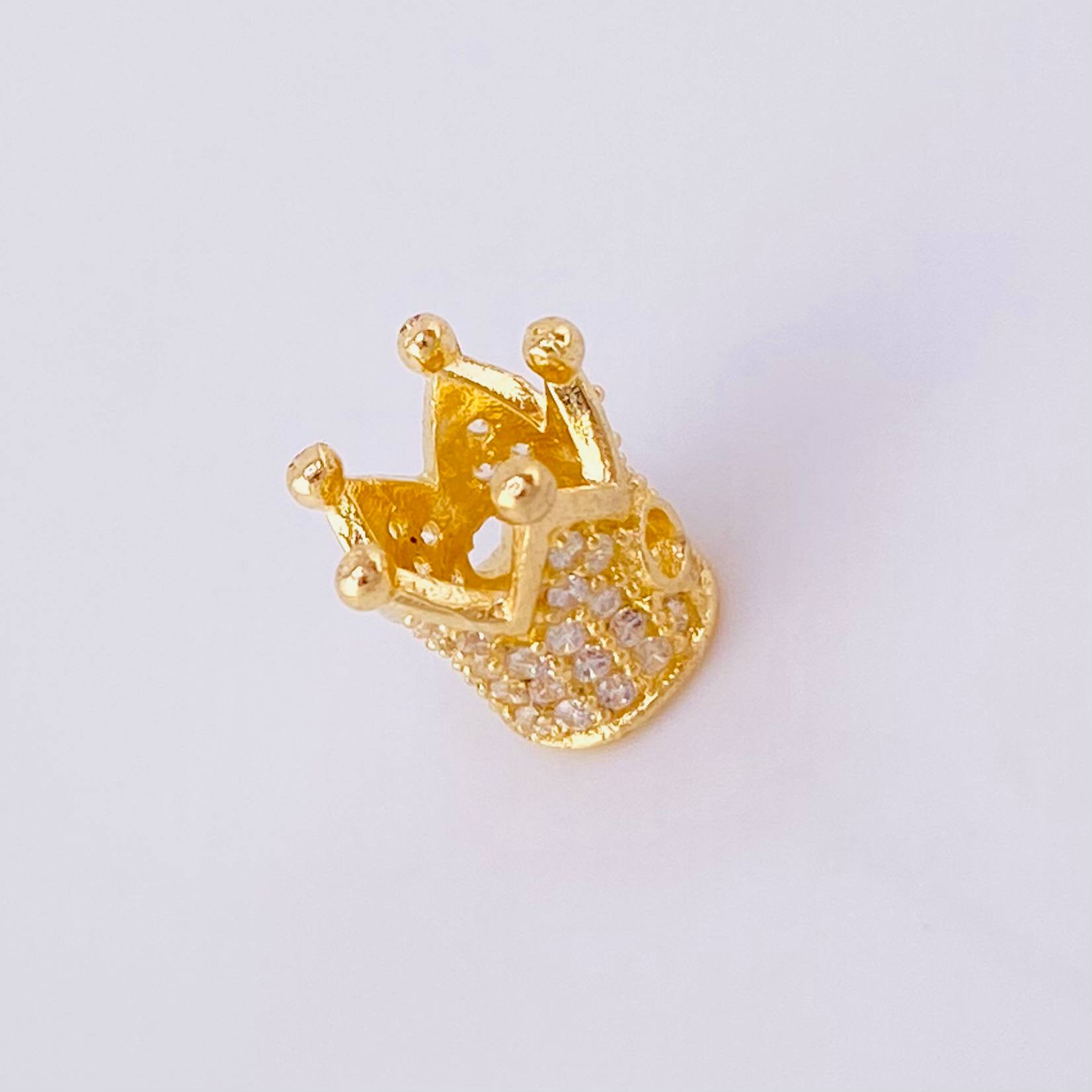 Herraje Corona 0.95 g / 1/4 in Oro Amarillo 18K