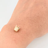 Herraje Corona 0.95 g / 1/4 in Oro Amarillo 18K