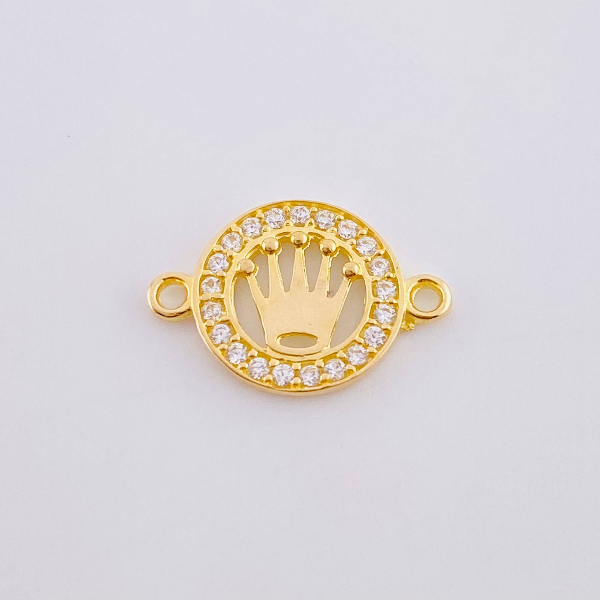 Charm Medal Crown 0.6 g / 1/2 in Yellow Gold 18K