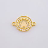 Charm Medal Crown 0.6 g / 1/2 in Yellow Gold 18K