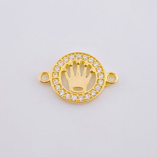 Herraje Corona 0.6 g / 1/2 in Oro Amarillo 18K