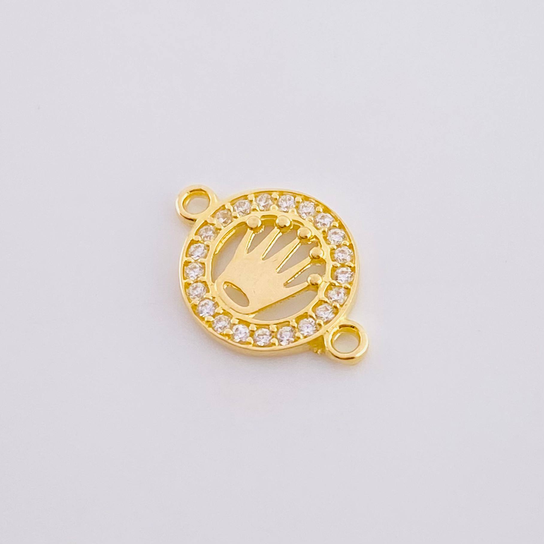 Charm Medal Crown 0.6 g / 1/2 in Yellow Gold 18K