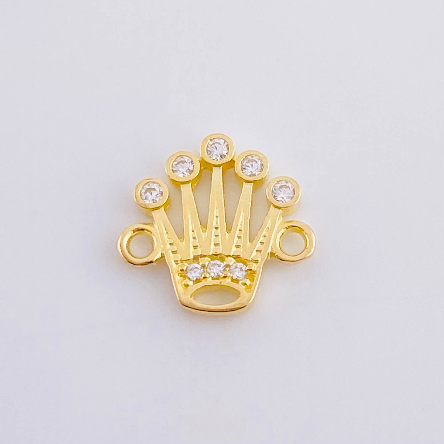 Herraje Corona Real 0.75 g / 1/2 in Oro Amarillo 18K