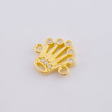 Charm Royal Crown 0.75 g / 1/2 in 18K Yellow Gold