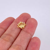 Herraje Corona Real 0.75 g / 1/2 in Oro Amarillo 18K