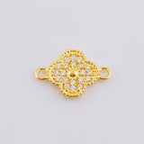 Charm Clover 0.75 g / 1/2 in 18K Yellow Gold