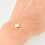 Herraje Trebol 0.75 g / 1/2 in Oro Amarillo 18K