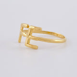 Anillo Fé 1.75 g / T7 Oro Amarillo 18K