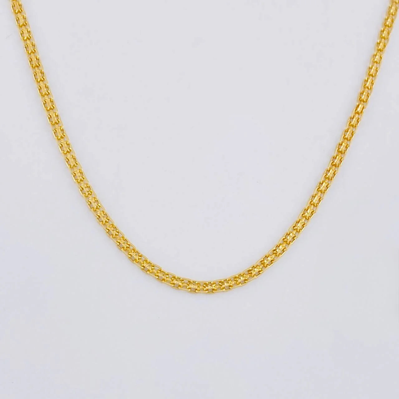 Bismark Chain 3.35g / 20 in / 3.4mm Yellow Gold 18K