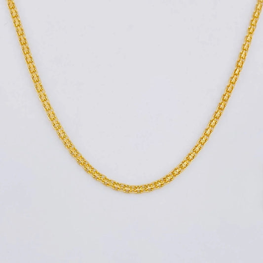 Cadena China 3.35g / 20 in / 3.4mm Oro Amarillo 18K