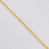 Cadena China 3.35g / 50cm / 3.4mm Oro Amarillo 18K