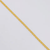 Bismark Chain 3.35g / 20 in / 3.4mm Yellow Gold 18K