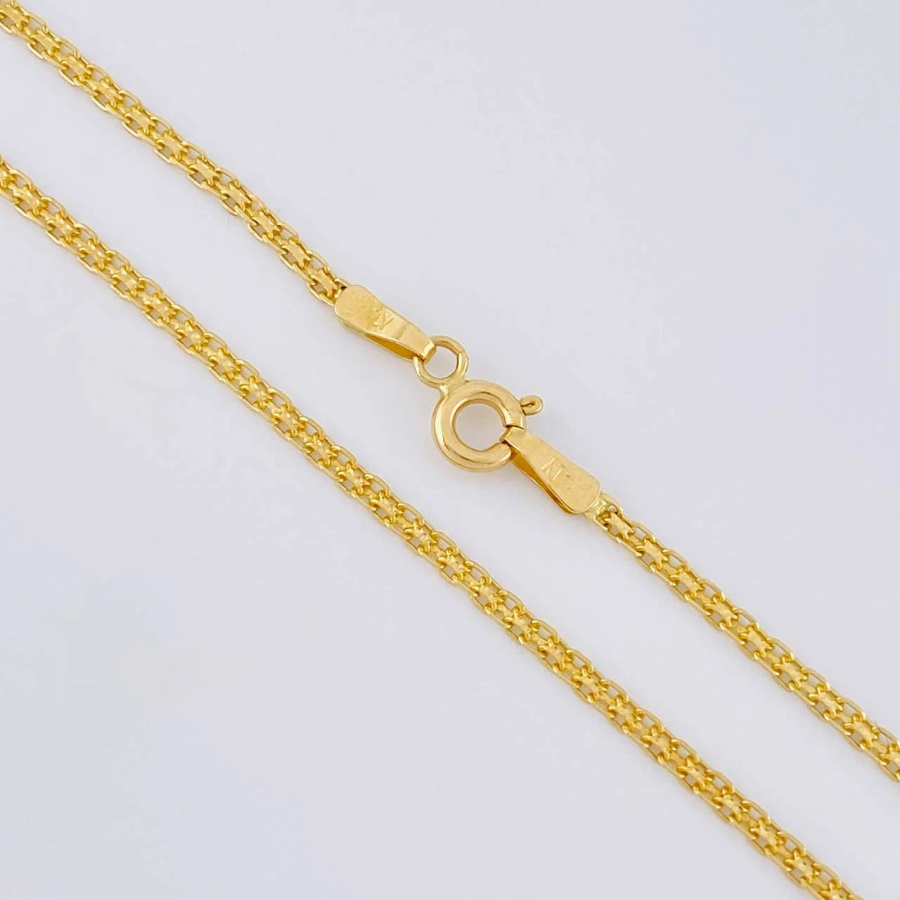 Bismark Chain 3.35g / 20 in / 3.4mm Yellow Gold 18K