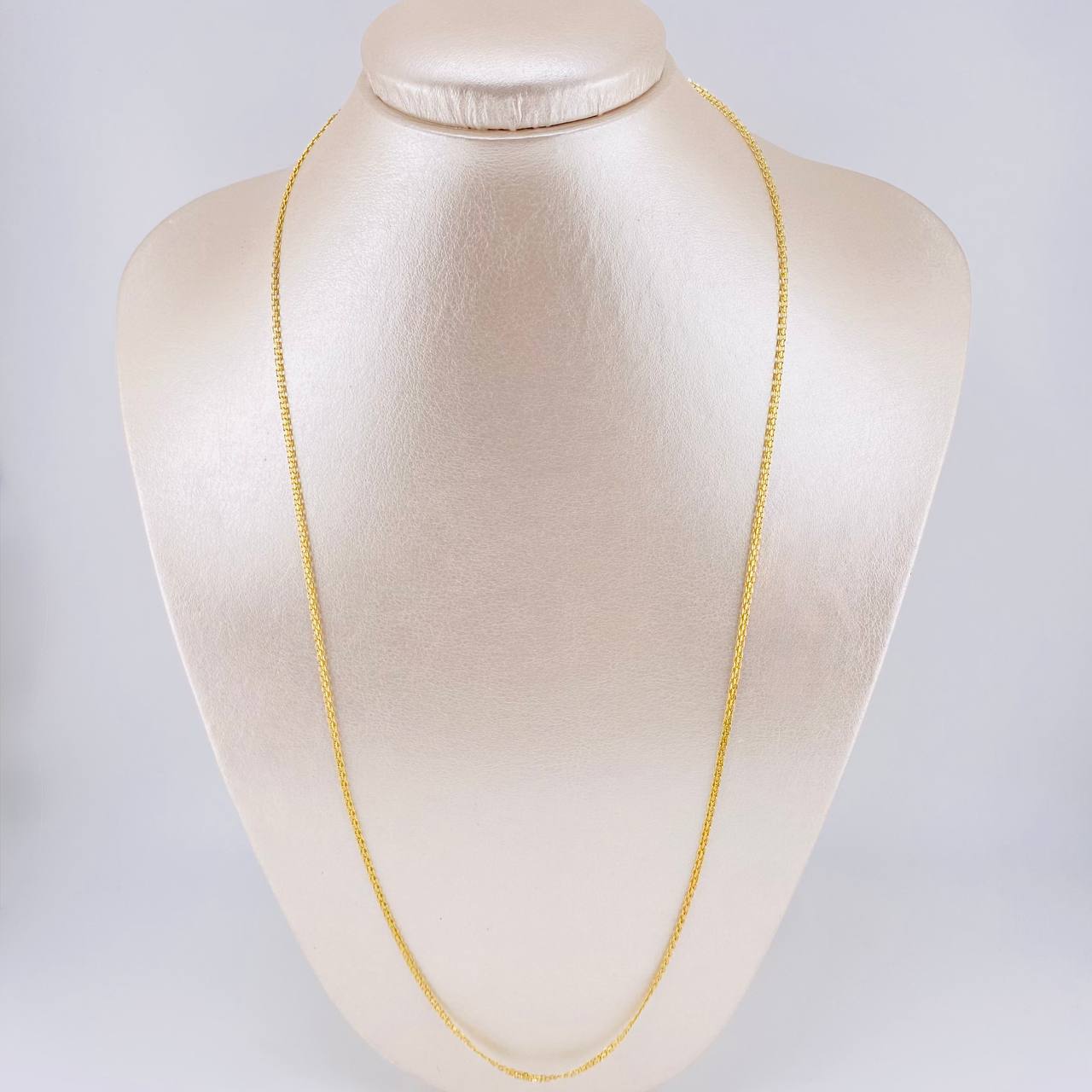Cadena China 3.35g / 50cm / 3.4mm Oro Amarillo 18K