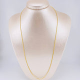 Cadena China 3.35g / 50cm / 3.4mm Oro Amarillo 18K