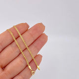 Bismark Chain 3.35g / 20 in / 3.4mm Yellow Gold 18K