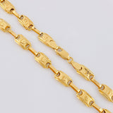 Cadena Rustica Corona 12.55 g / 24 3/4 in / 5.6 mm Oro Amarillo 18K