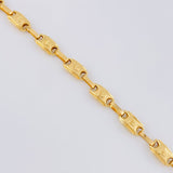 Cadena Rustica Corona 12.55 g / 24 3/4 in / 5.6 mm Oro Amarillo 18K