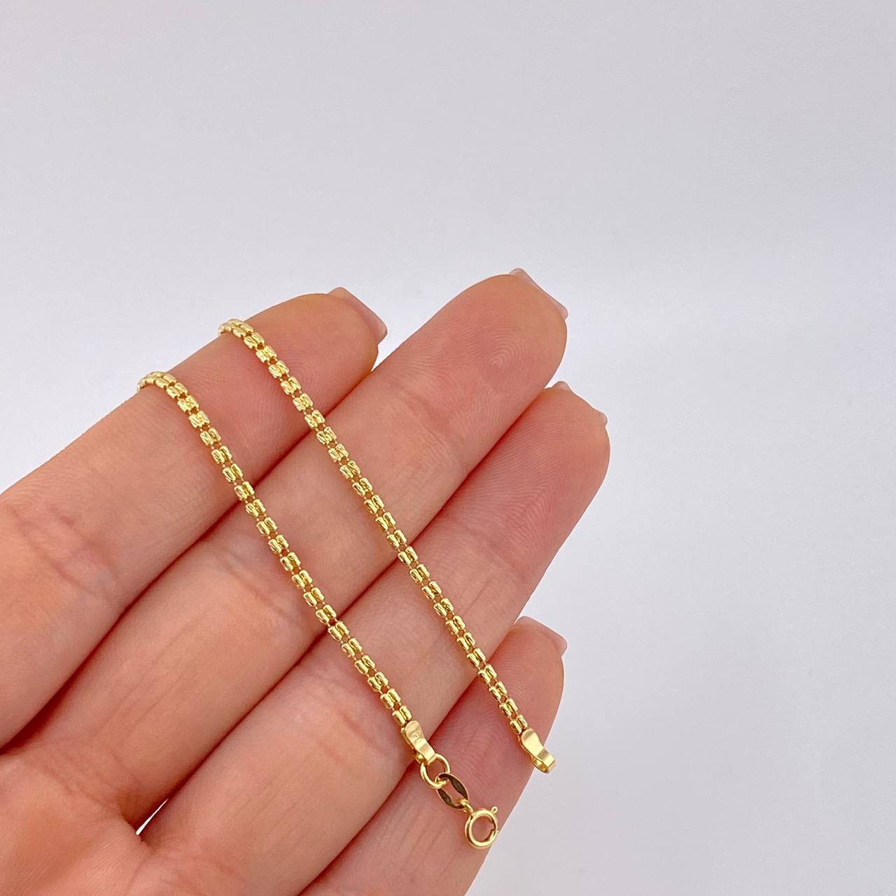Cadena Ice Diamantada 4.35 g / 20 1/2 in / 1.9 mm Oro Amarillo 18K