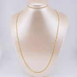 Flat Anchor Chain Diamond Cut 7 g / 24 3/4 in / 2.45 mm Three Golds 18K