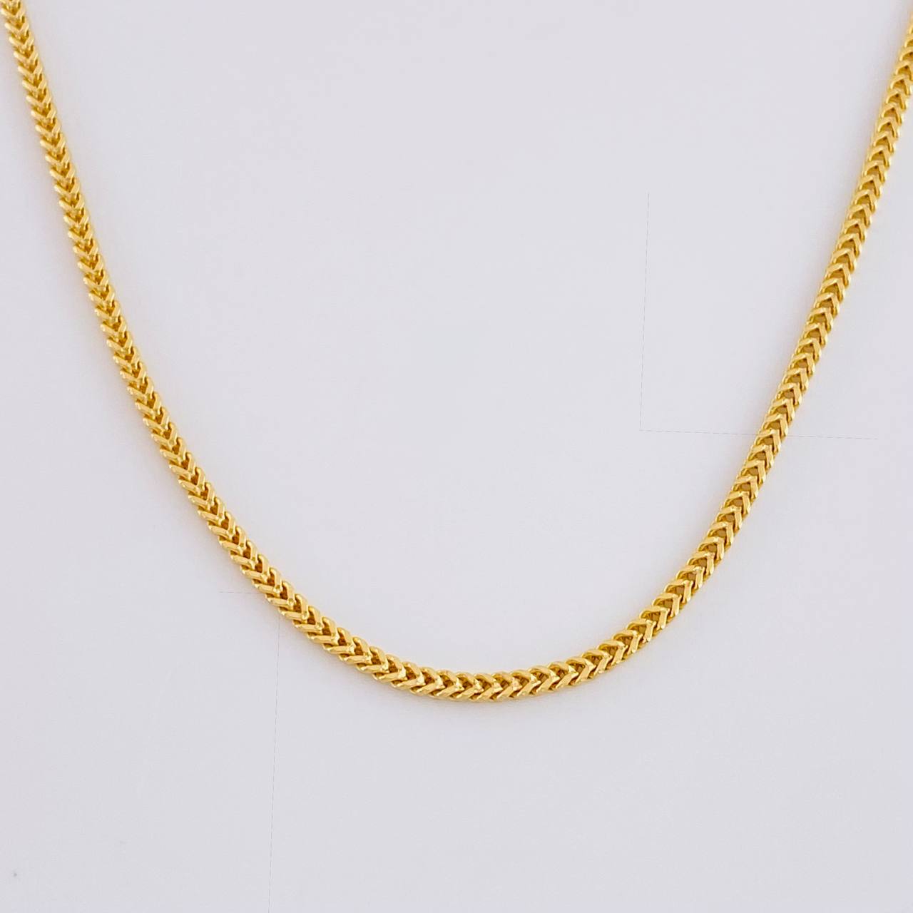 Cadena Franco 6g / 60cm / 1.9mm Oro Amarillo 18K