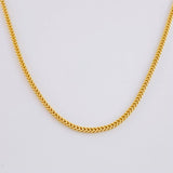 Cadena Franco 6g / 60cm / 1.9mm Oro Amarillo 18K