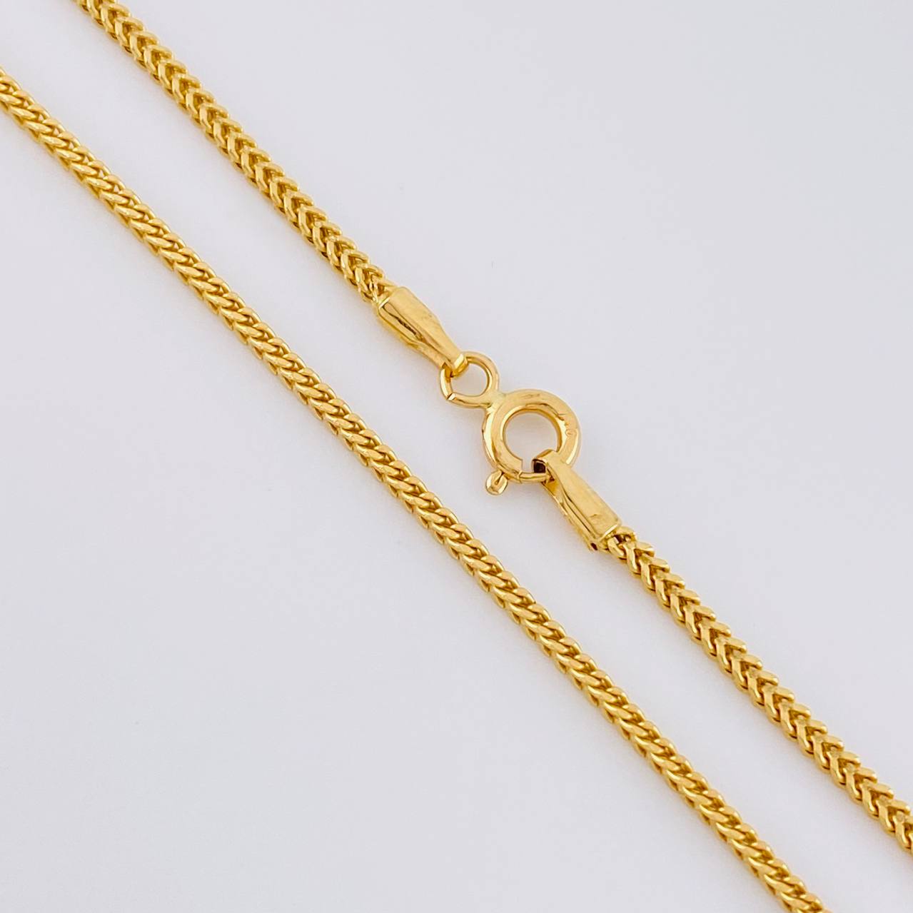 Cadena Franco 3.25 g / 17 3/4 in / 1.5 mm Oro Amarillo 18K