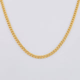 Cadena Cubana 3.45 g / 20 1/4 in / 2.4 mm Oro Amarillo 18K