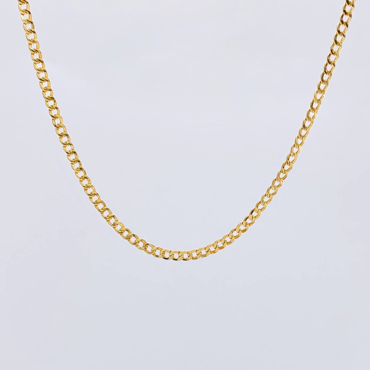 Cadena Cubana 3.45 g / 20 1/4 in / 2.4 mm Oro Amarillo 18K