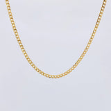 Cadena Cubana 3.45 g / 20 1/4 in / 2.4 mm Oro Amarillo 18K
