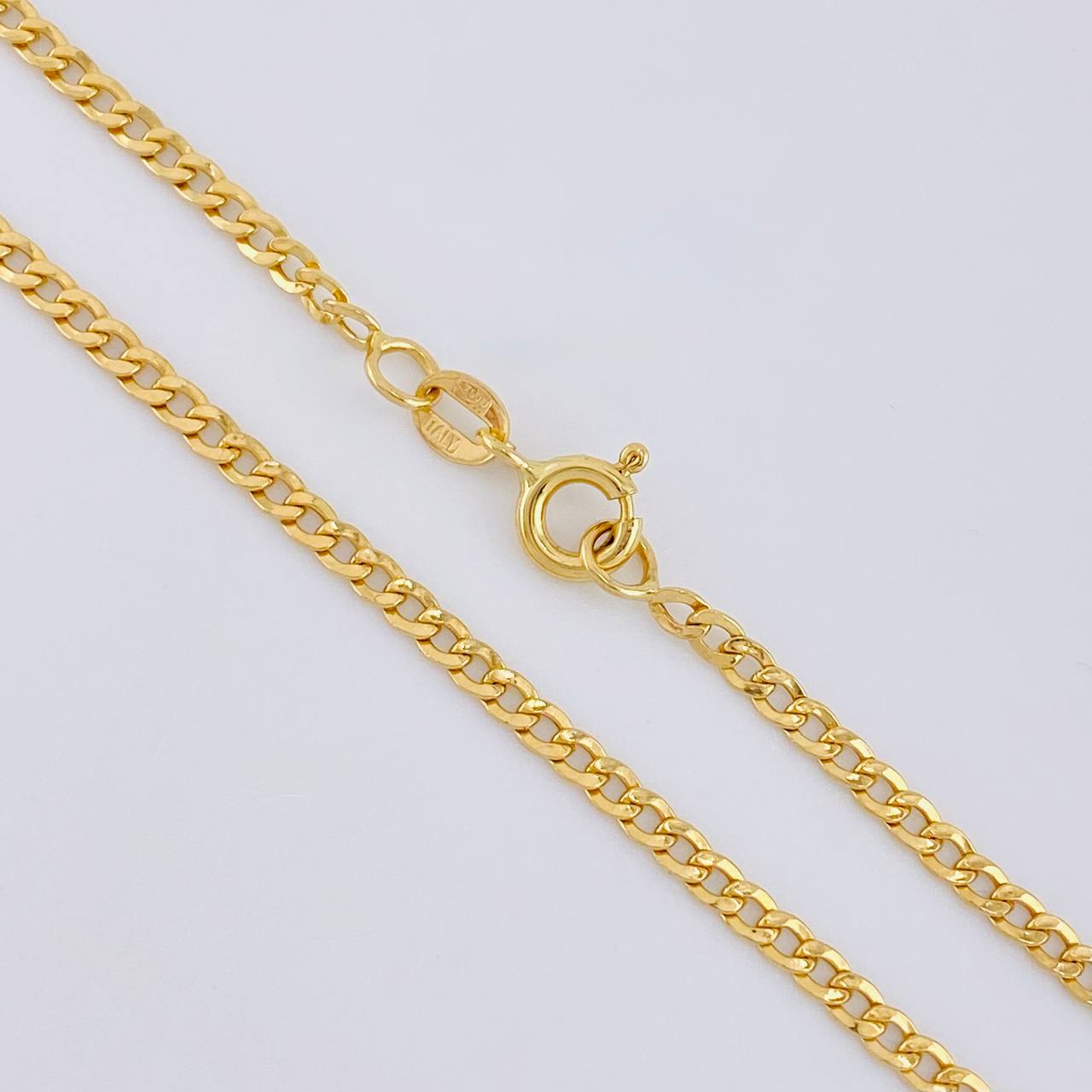 Cadena Cubana 3.45 g / 20 1/4 in / 2.4 mm Oro Amarillo 18K